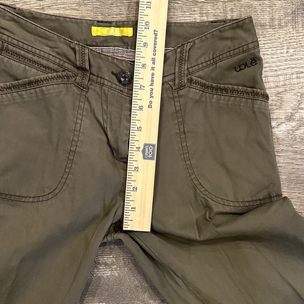 Lole Khaki Straight Leg Pants Size 2 - Picture 5 of 11